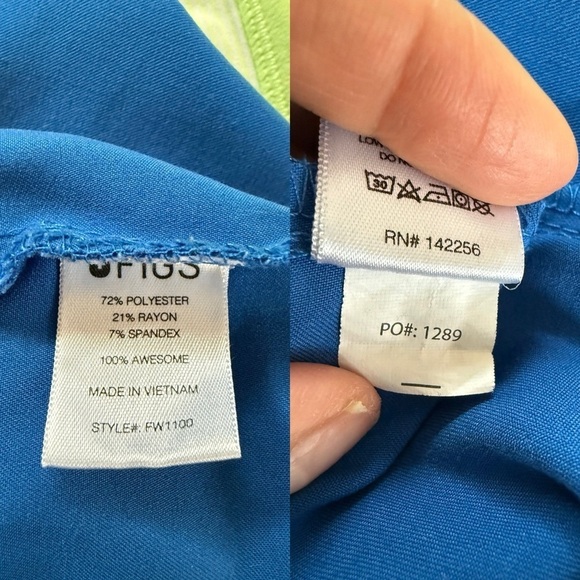 Figs Casma Three-Pocket Scrub Top | Size XXS - Picture 7 of 7